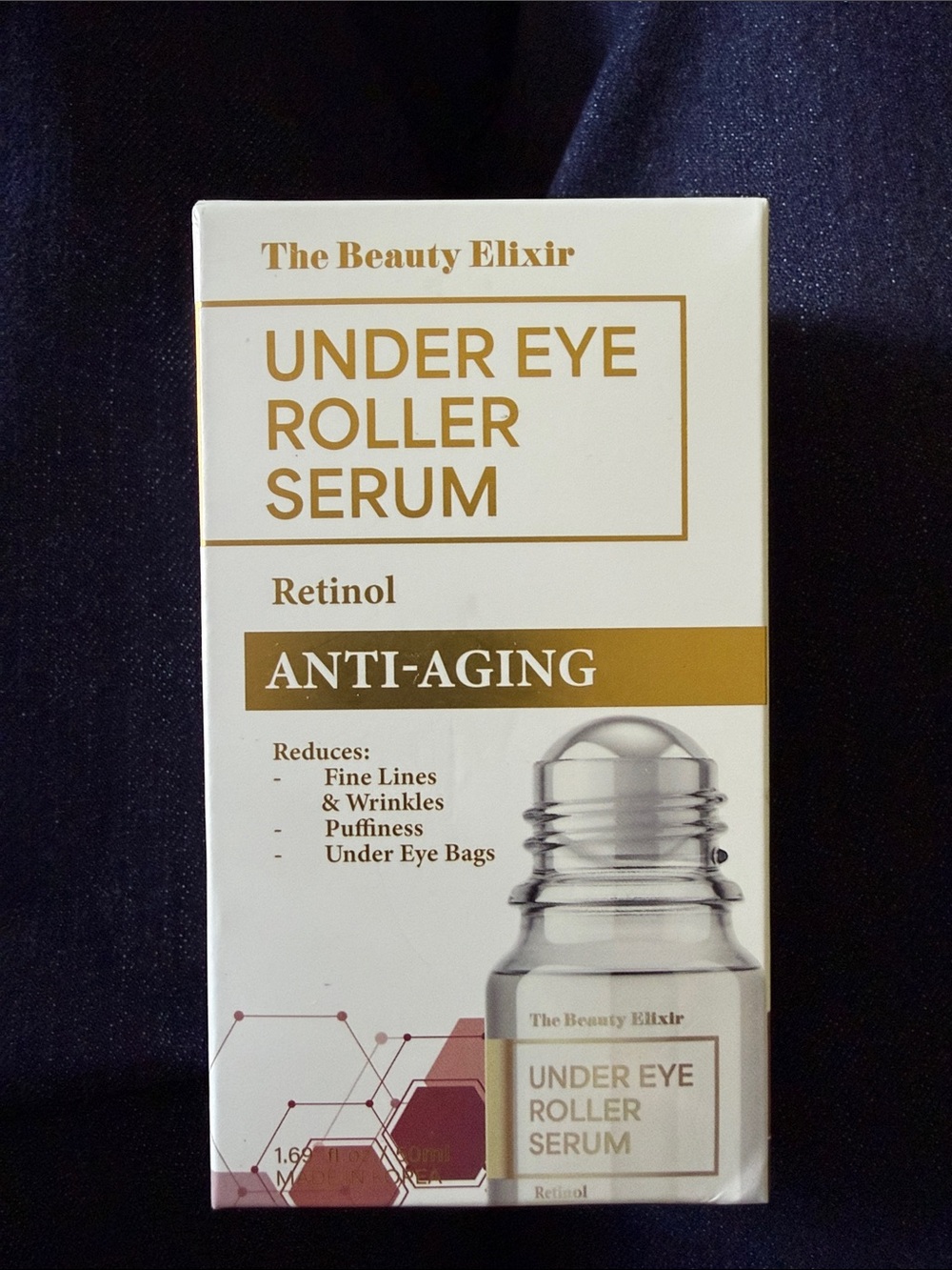 The Beauty Elixir, Under Eye Roller Serum - NWOT factory sealed - KOREAN BEAUTY
